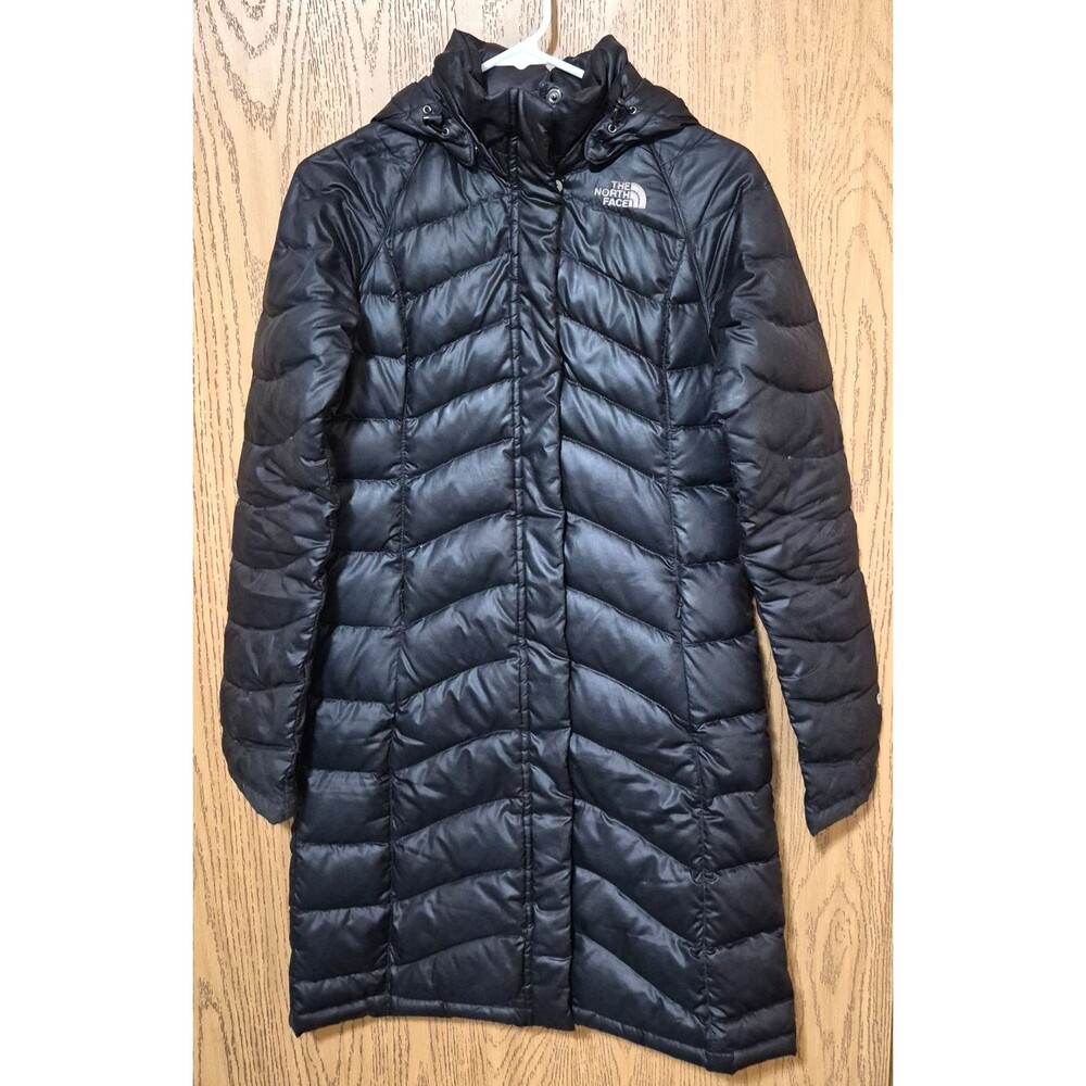 The North Face Women's Black 600 Down Fill Winter Puffer Coat Jacket Hood  Sz XS